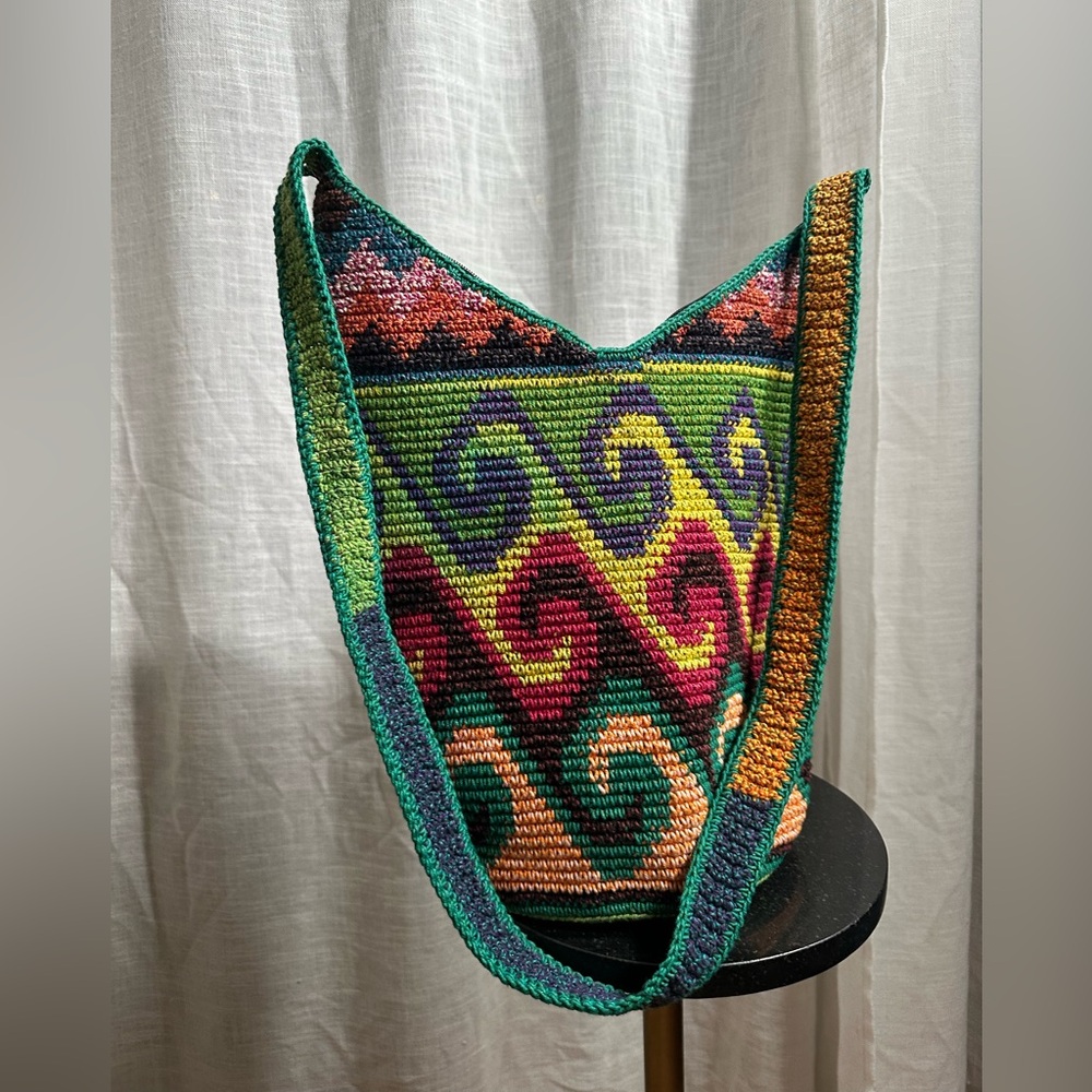 Handcrafted Multicolor Woven Shoulder Bag